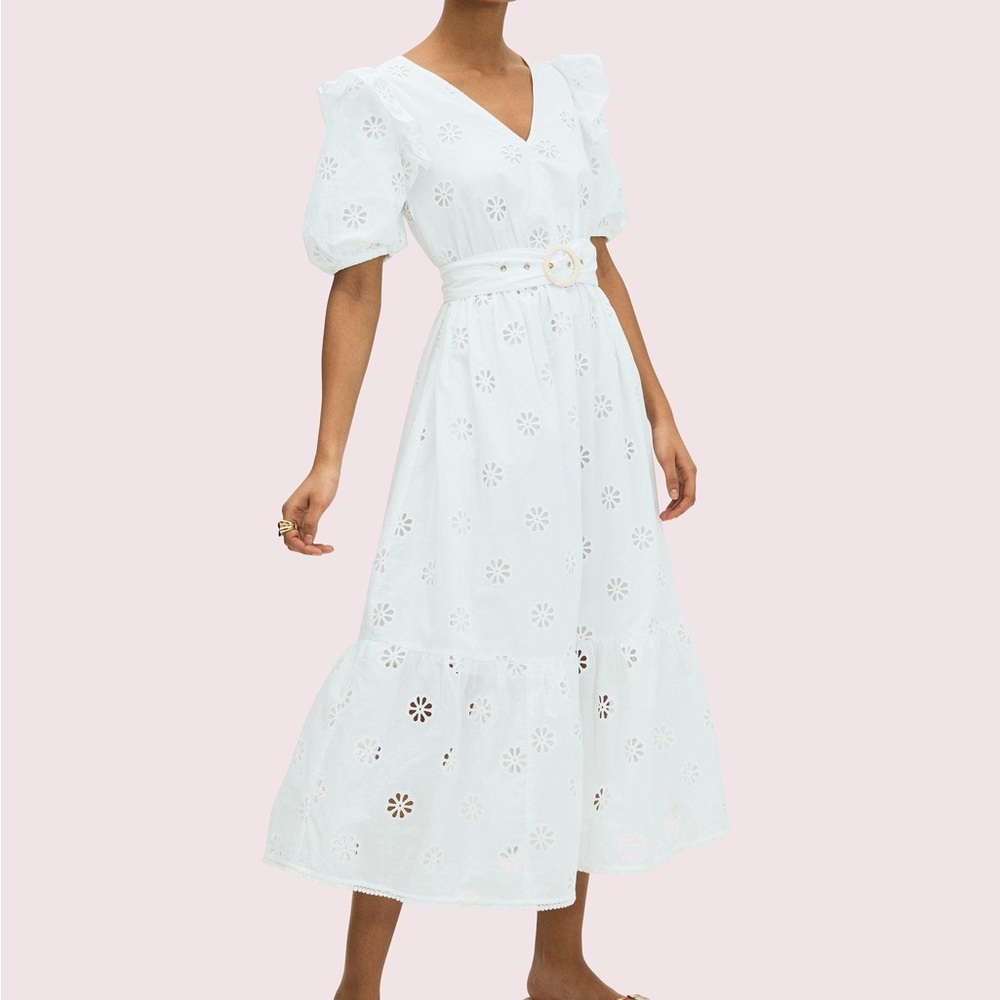Kate Spade NY Clover Eyelet Dress